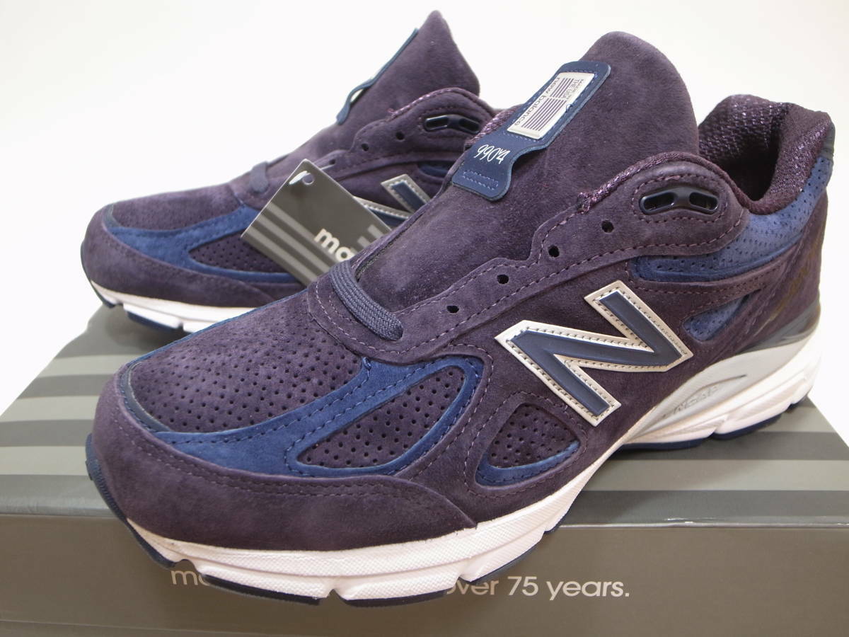 Купить BALANCE M990EP4 990v4 PURPLE NAVY MADE size (Спортивное) заказать с  доставкой лот № 284273685418